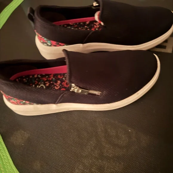 Ryka Black and Pink Slip-On Sneakers - Picture 5 of 5